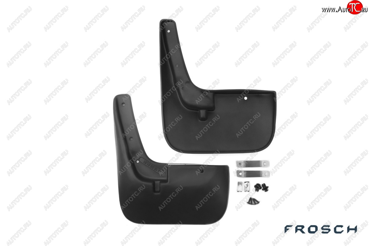 4 799 р. Брызговики передние (для установки с подкрылками) Frosch Fiat Ducato 250 (2006-2014)  с доставкой в г. Кемерово