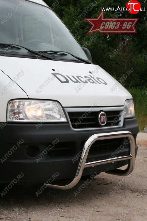 10 844 р. Защита переднего бампера Souz-96 (d60) Fiat Ducato 250 (2006-2014)  с доставкой в г. Кемерово