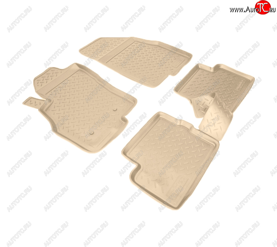 2 899 р. Коврики салона Norplast Unidec  Fiat Grande Punto (2005-2025) (Цвет: бежевый)  с доставкой в г. Кемерово