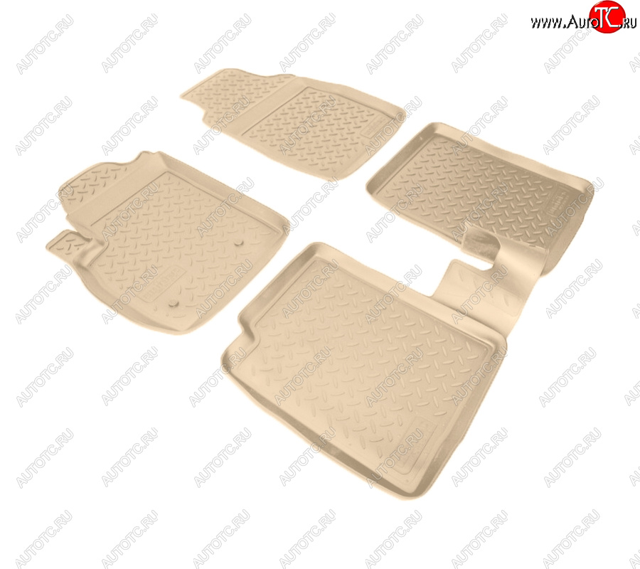 2 759 р. Коврики салона Norplast Unidec  Fiat Panda  2 169 (2003-2011), Great Wall Peri (2007-2010) (Цвет: бежевый)  с доставкой в г. Кемерово