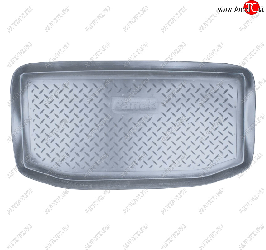 1 859 р. Коврик багажника Norplast Unidec  Fiat Panda  2 169 (2003-2011), Great Wall Peri (2007-2010) (Цвет: серый)  с доставкой в г. Кемерово