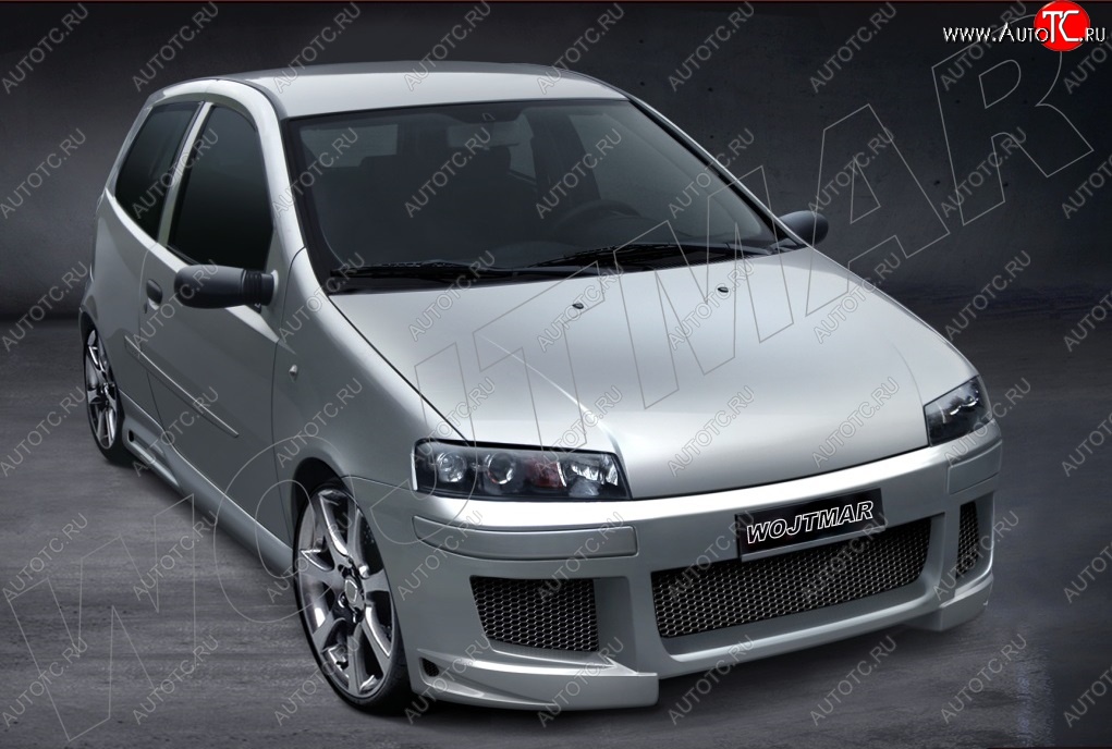 26 999 р. Передний бампер R1 Fiat Punto 188 хэтчбэк 3 дв. дорестайлинг (1999-2003)  с доставкой в г. Кемерово