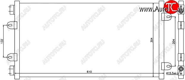 6 199 р. Радиатор кондиционера SAT (1.2)  Fiat Punto  188 (1999-2007) хэтчбэк 3 дв. дорестайлинг, хэтчбэк 5 дв. дорестайлинг, хэтчбэк 3 дв. рестайлинг, хэтчбэк 5 дв. рестайлинг  с доставкой в г. Кемерово