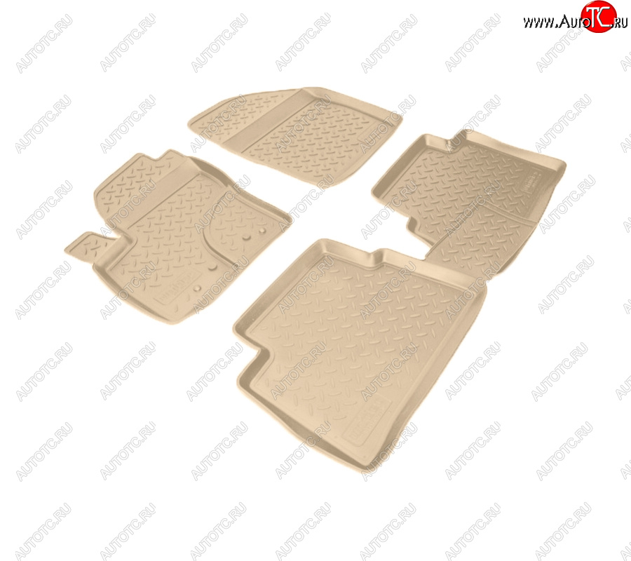 2 759 р. Коврики салона Norplast Unidec Ford C-max Mk1 рестайлинг (2007-2010) (Цвет: бежевый)  с доставкой в г. Кемерово