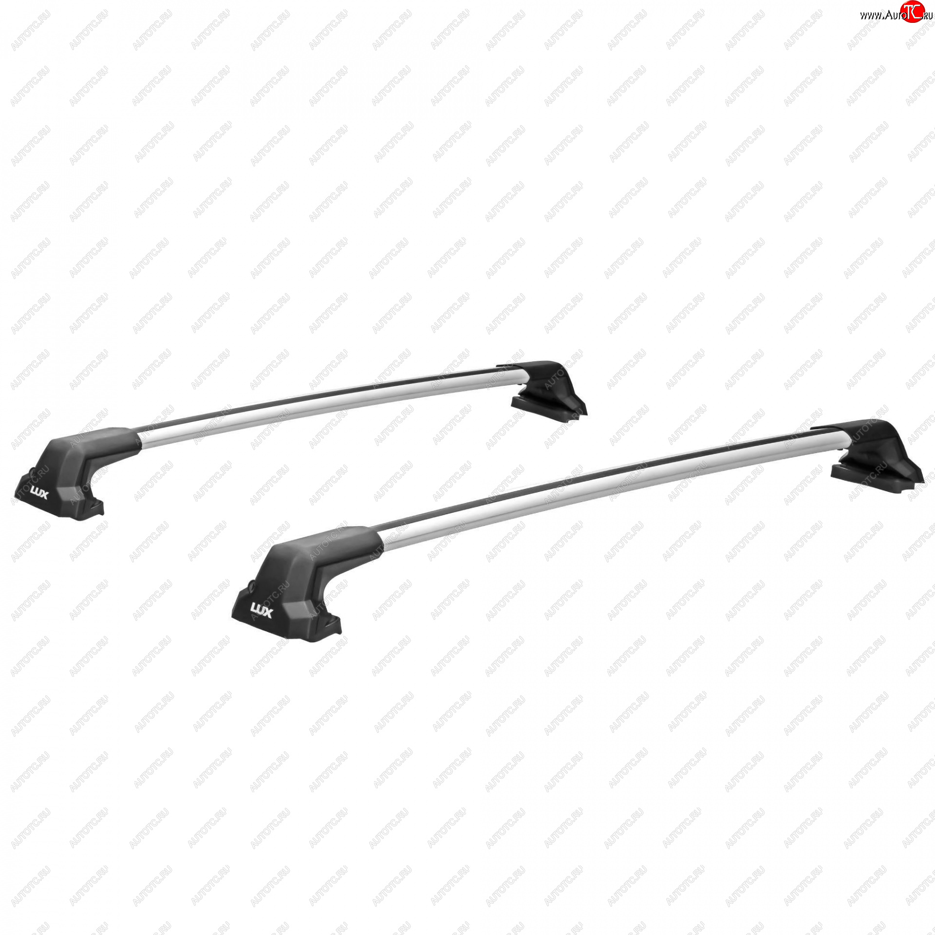 15 589 р. Багажник сборе в штатные места LUX CITY  Ford C-max  Mk1 (2003-2010), Ford Focus  2 (2004-2011), Hyundai Solaris  RBr (2010-2017), Mazda 3/Axela ( BK,  BL) (2003-2013), Mazda 6 ( GG,  GH) (2002-2012) (дуги серые, 105 см)  с доставкой в г. Кемерово