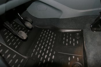 1 699 р. Коврики в салон Element 5 шт. (полиуретан)  Ford C-max  Mk2 (2010-2015) дорестайлинг  с доставкой в г. Кемерово. Увеличить фотографию 2