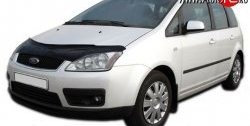 Дефлектор капота NovLine (черный) Ford C-max  Mk1 (2007-2010) рестайлинг