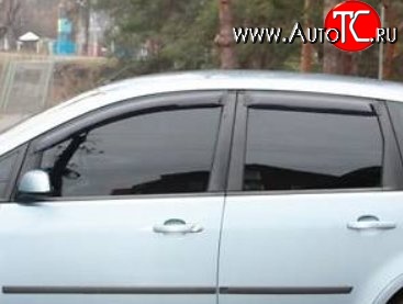 999 р. Комплект дефлекторов окон (ветровиков) 4 шт. Russtal Ford C-max Mk1 рестайлинг (2007-2010)  с доставкой в г. Кемерово