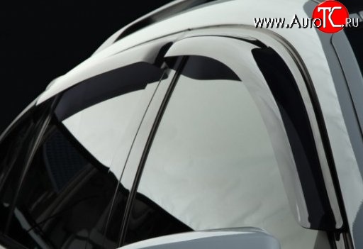 3 199 р. Комплект дефлекторов окон (ветровиков) 4 шт. SIM Ford EcoSport дорестайлинг (2013-2019)  с доставкой в г. Кемерово