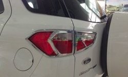 4 749 р. Накладки на фонари СТ Ford EcoSport дорестайлинг (2013-2019) (Неокрашенные)  с доставкой в г. Кемерово. Увеличить фотографию 2