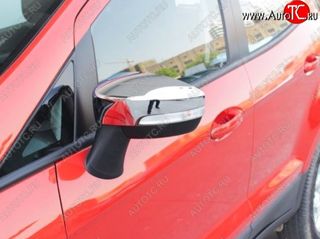 4 199 р. Накладки на зеркала СТ Ford EcoSport дорестайлинг (2013-2019) (Неокрашенные)  с доставкой в г. Кемерово