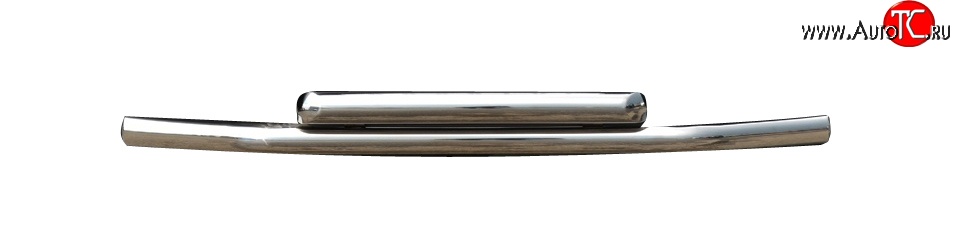 18 399 р. Защита переднего бампера (2 трубыØ76 и 63 мм, нержавейка) Russtal технику из списка применимости  с доставкой в г. Кемерово