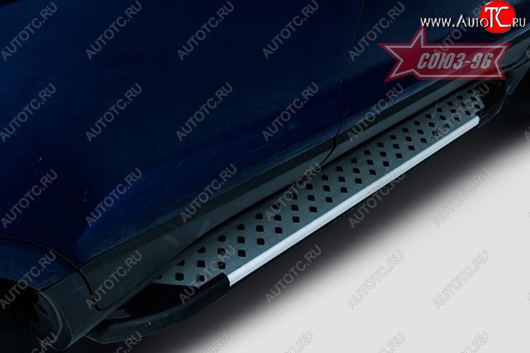 8 864 р. Пороги из алюминиевого профиля Souz-96 Ford EcoSport дорестайлинг (2013-2019)  с доставкой в г. Кемерово