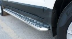 24 649 р. Широкая защита порогов SLITKOFF Ford EcoSport дорестайлинг (2013-2019)  с доставкой в г. Кемерово. Увеличить фотографию 2