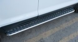 24 649 р. Широкая защита порогов SLITKOFF Ford EcoSport дорестайлинг (2013-2019)  с доставкой в г. Кемерово. Увеличить фотографию 1