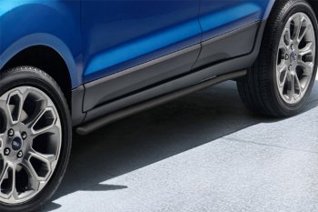 10 649 р. Защита порогов Slitkoff (Ø 57 мм, труба) Ford EcoSport дорестайлинг (2013-2019)  с доставкой в г. Кемерово. Увеличить фотографию 1