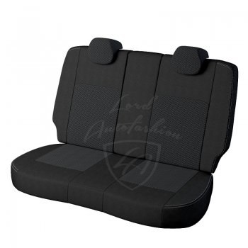 4 499 р. Чехлы для сидений (Titanium) Lord Autofashion Турин (жаккард) Ford EcoSport дорестайлинг (2013-2019) (Черный, вставка Вега)  с доставкой в г. Кемерово. Увеличить фотографию 2