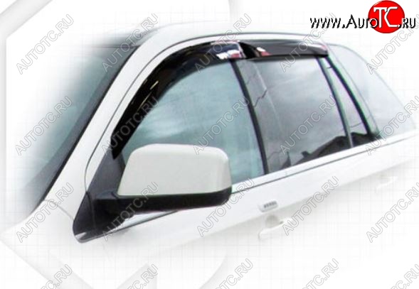 1 999 р. Дефлектора окон CA-Plastiс Ford Edge U387 дорестайлинг (2006-2010) (Classic полупрозрачный, Без хром.молдинга)  с доставкой в г. Кемерово