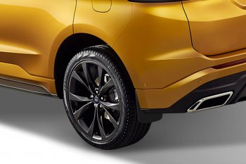 2 379 р. Брызговики Frosch (optimum, в пакете) Ford Edge U387 рестайлинг (2011-2015) (Задние)  с доставкой в г. Кемерово. Увеличить фотографию 3