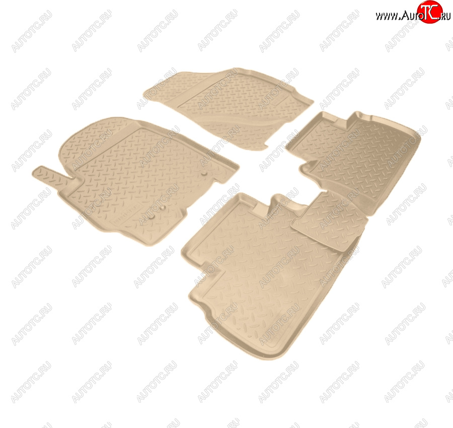 3 269 р. Коврики салона Norplast Unidec  Ford Escape  1 (2000-2007), Mazda Tribute (2000-2007) (Цвет: бежевый)  с доставкой в г. Кемерово