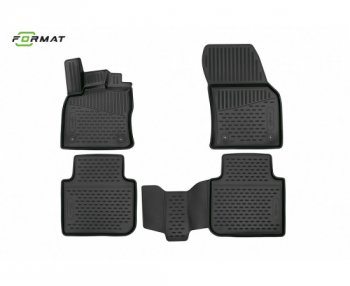 Комплект 3D ковриков салона Format (повышенная износостойкость). Ford Explorer  U502 (2015-2018) 1-ый рестайлинг, 5 дв.