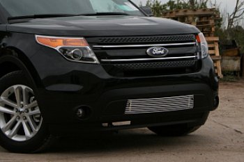 Декоративный элемент воздухозаборника Souz96 Ford Explorer  U502 (2010-2016) дорестайлинг