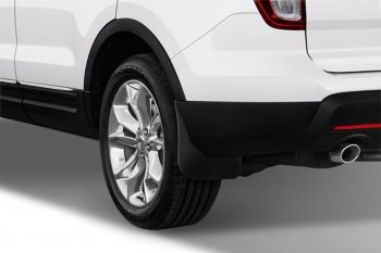 1 249 р. Брызговики задние Frosh Optimum  Ford Explorer  U502 (2010-2018) дорестайлинг, 1-ый рестайлинг, 5 дв. (В пакете)  с доставкой в г. Кемерово. Увеличить фотографию 2