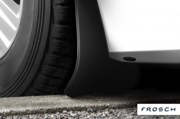 1 249 р. Брызговики задние Frosh Optimum  Ford Explorer  U502 (2010-2018) дорестайлинг, 1-ый рестайлинг, 5 дв. (В пакете)  с доставкой в г. Кемерово. Увеличить фотографию 3