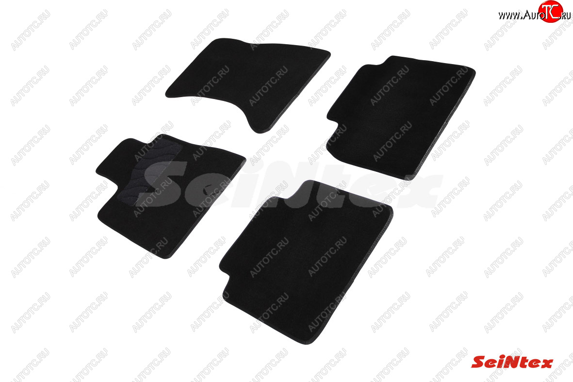 3 399 р. Текстильные коврики в салон V 10 (до V3,5) SEINTEX LUX  Ford Explorer  U502 (2010-2016) дорестайлинг  с доставкой в г. Кемерово