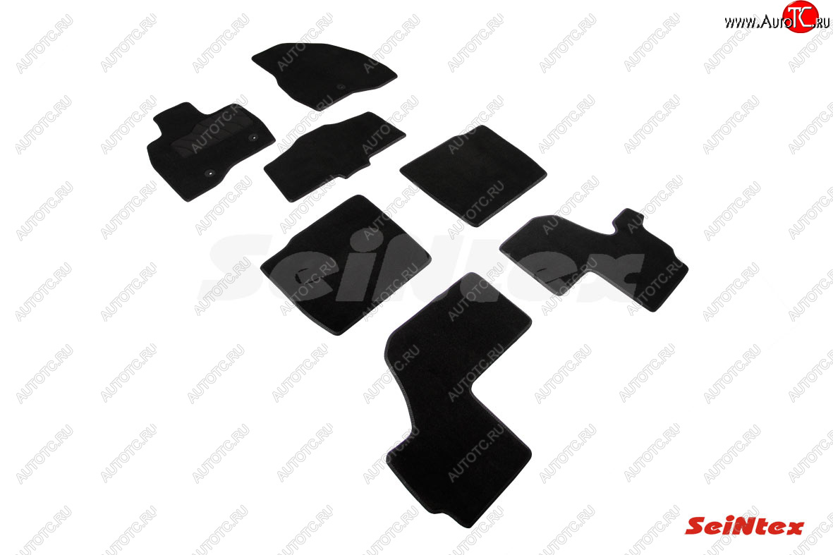 3 399 р. Текстильные коврики в салон V 15 (V3,5) SEINTEX LUX  Ford Explorer  U502 (2010-2016) дорестайлинг  с доставкой в г. Кемерово