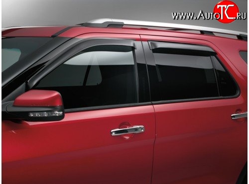 2 294 р. Дефлекторы окон (ветровики) Novline 4 шт  Ford Explorer  U251 (2006-2010) 5 дв.  с доставкой в г. Кемерово