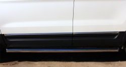 19 999 р. Защита порогов из круглой трубы диаметром 63 мм SLITKOFF  Ford Explorer  U502 (2010-2016) дорестайлинг  с доставкой в г. Кемерово. Увеличить фотографию 2