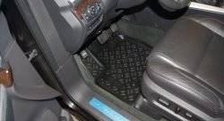 1 999 р. Коврики в салон Aileron (полиуретан)  Ford Explorer  U502 (2010-2016) дорестайлинг  с доставкой в г. Кемерово. Увеличить фотографию 2
