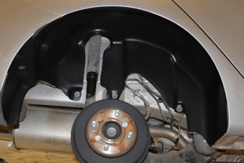 61 р. Левый подкрылок задний TOTEM Ford Fiesta 6 хэтчбэк 3 дв. рестайлинг (2012-2019)  с доставкой в г. Кемерово. Увеличить фотографию 3