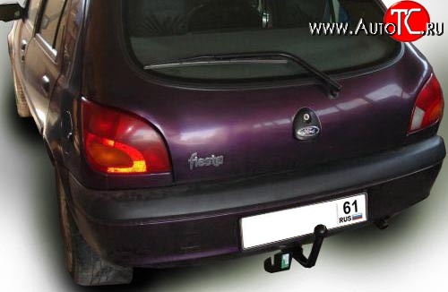 18 299 р. Фаркоп Лидер Плюс Ford Fiesta 4 хэтчбэк 5 дв. дорестайлинг (1995-1999) (Без электропакета)  с доставкой в г. Кемерово