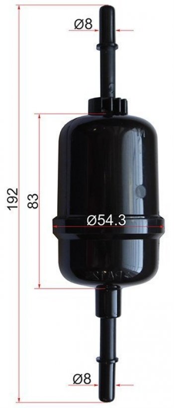 Топливный фильтр SAT Ford Fiesta  5 (2001-2008), Ford Fusion  1 (2002-2012), Mazda Demio  2 DY (2002-2007)