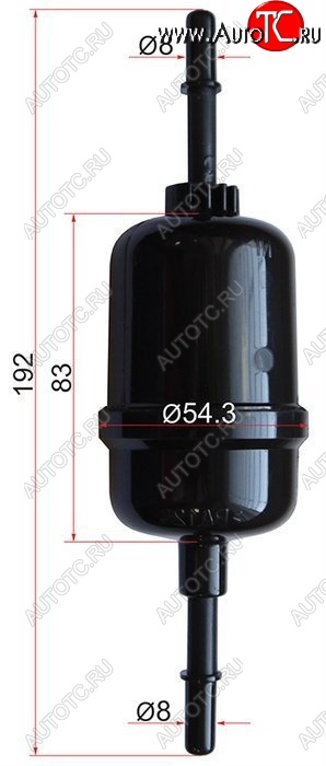 276 р. Топливный фильтр SAT  Ford Fiesta  5 (2001-2008), Ford Fusion  1 (2002-2012), Mazda Demio  2 DY (2002-2007)  с доставкой в г. Кемерово