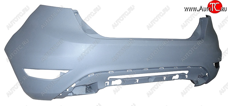 4 399 р. Задний бампер SAT Ford Fiesta 6 хэтчбэк 3 дв. дорестайлинг (2008-2013) (Неокрашенный)  с доставкой в г. Кемерово