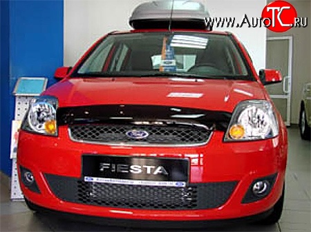 2 069 р. Дефлектор капота NovLine Ford Fiesta 5 хэтчбэк 5 дв. рестайлинг (2005-2008)  с доставкой в г. Кемерово