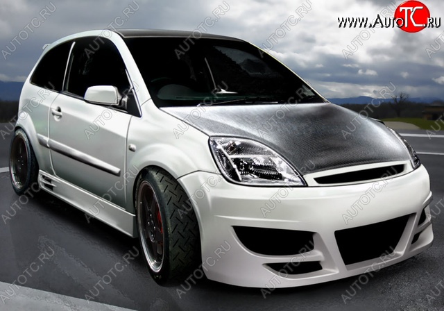 28 999 р. Передний бампер Rieger Ford Fiesta 5 хэтчбэк 5 дв. дорестайлинг (2001-2005)  с доставкой в г. Кемерово
