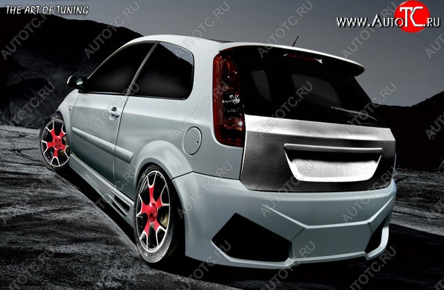 28 999 р. Задний бампер Golardo Ford Fiesta 5 хэтчбэк 5 дв. рестайлинг (2005-2008)  с доставкой в г. Кемерово