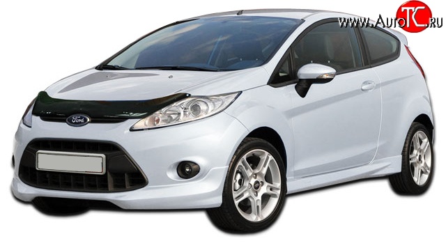 2 024 р. Дефлектор капота NovLine Ford Fiesta 6 хэтчбэк 3 дв. дорестайлинг (2008-2013)  с доставкой в г. Кемерово