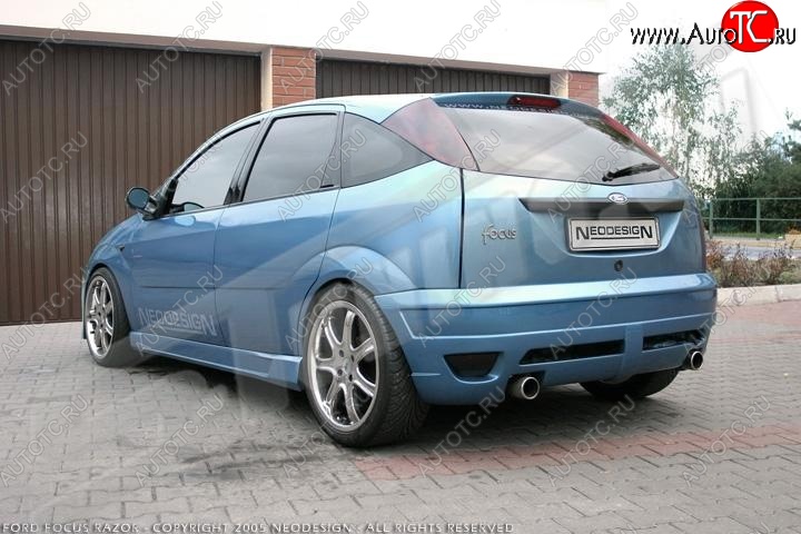 28 999 р. Задний бампер ST1 Ford Focus 1 хэтчбэк 3 дв. дорестайлинг (1998-2002)  с доставкой в г. Кемерово