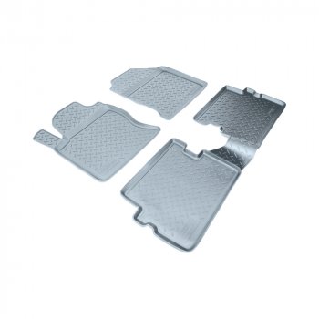 Коврики салона Norplast Unidec Ford Focus  1 (1998-2005) седан дорестайлинг, универсал дорестайлинг, хэтчбэк 3 дв. дорестайлинг, хэтчбэк 5 дв. дорестайлинг, седан рестайлинг, универсал рестайлинг, хэтчбэк 3 дв. рестайлинг, хэтчбэк 5 дв. рестайлинг (серые)