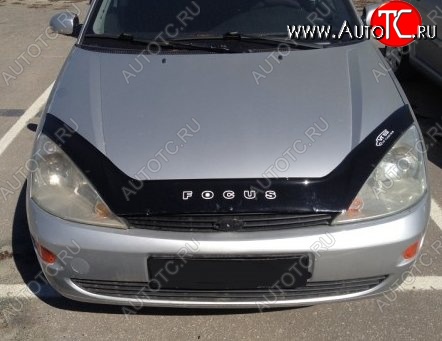 999 р. Дефлектор капота Russtal (длинный) Ford Focus 1 универсал дорестайлинг (1998-2002)  с доставкой в г. Кемерово