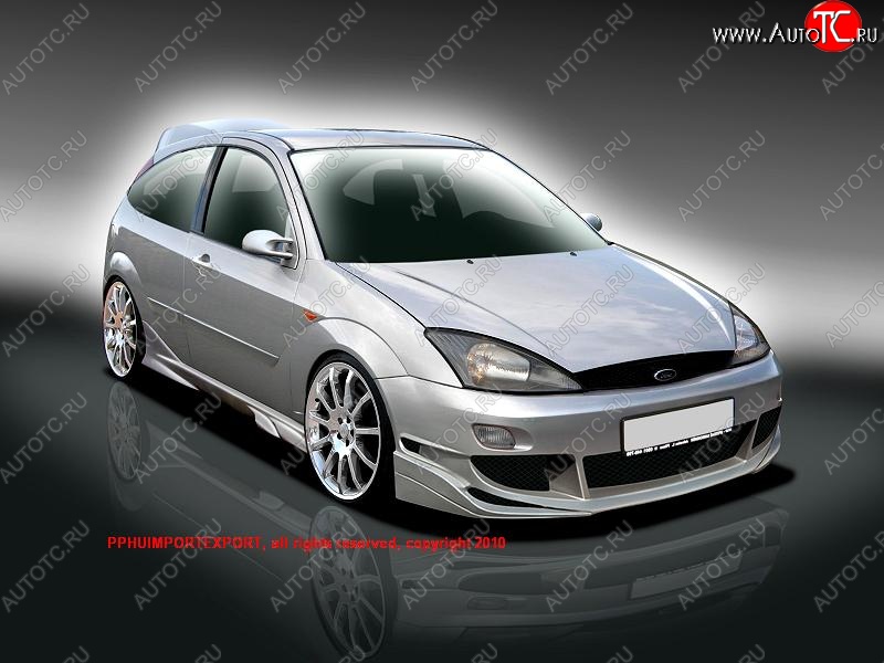 28 999 р. Передний бампер EVO  Ford Focus  1 (1998-2005) седан дорестайлинг, универсал дорестайлинг, хэтчбэк 3 дв. дорестайлинг, хэтчбэк 5 дв. дорестайлинг, седан рестайлинг, универсал рестайлинг, хэтчбэк 3 дв. рестайлинг, хэтчбэк 5 дв. рестайлинг  с доставкой в г. Кемерово