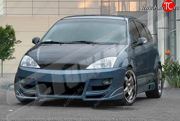 28 999 р. Передний бампер EVO 2  Ford Focus  1 (1998-2005) седан дорестайлинг, универсал дорестайлинг, хэтчбэк 3 дв. дорестайлинг, хэтчбэк 5 дв. дорестайлинг, седан рестайлинг, универсал рестайлинг, хэтчбэк 3 дв. рестайлинг, хэтчбэк 5 дв. рестайлинг  с доставкой в г. Кемерово