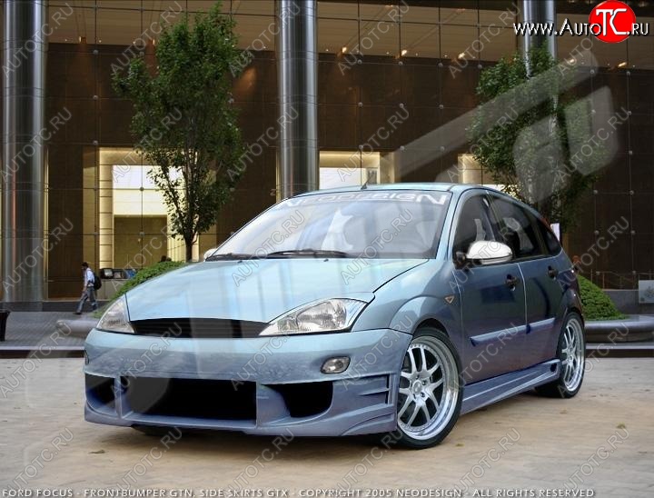 15 199 р. Пороги накладки ST1 Ford Focus 1 хэтчбэк 5 дв. дорестайлинг (1998-2002)  с доставкой в г. Кемерово