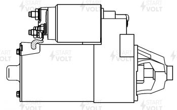 9 649 р. Стартер (V-1.8L/2.0L, 1,4кВт) STARTVOLT Ford Focus 1 хэтчбэк 5 дв. дорестайлинг (1998-2002)  с доставкой в г. Кемерово. Увеличить фотографию 6