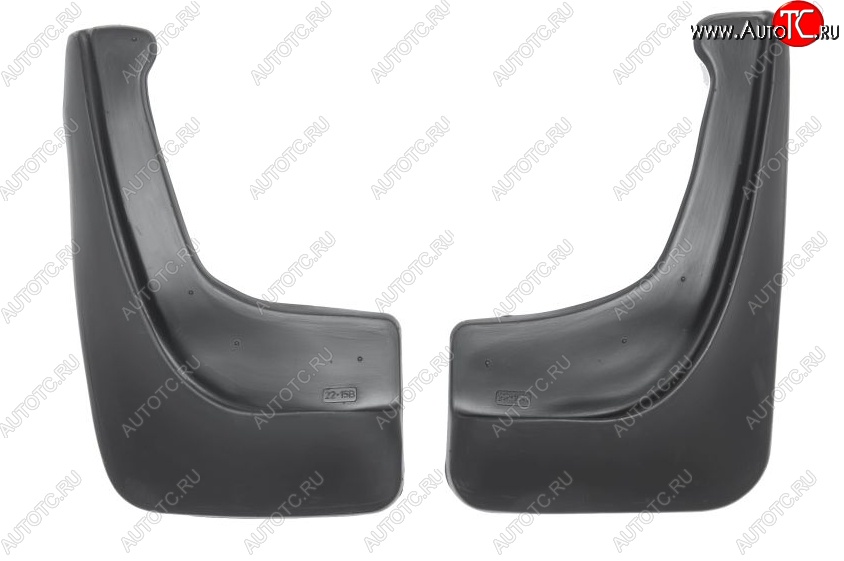 1 179 р. Брызговики задние Norplast  Ford Focus  2 (2004-2011) хэтчбэк 3 дв. дорестайлинг, хэтчбэк 5 дв. дорестайлинг, хэтчбэк 3 дв. рестайлинг, хэтчбэк 5 дв. рестайлинг  с доставкой в г. Кемерово